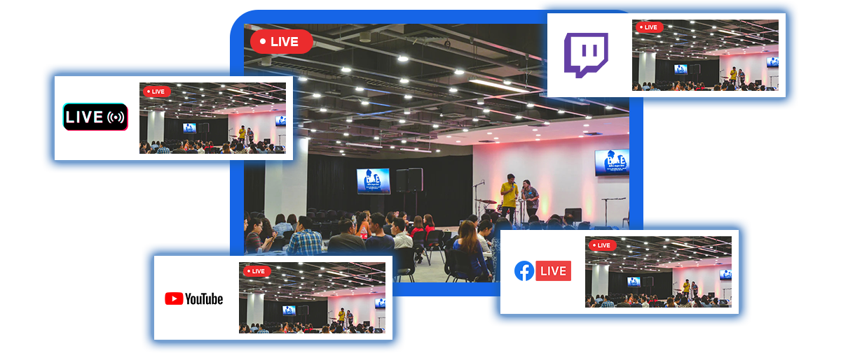 Powerful Live Streaming to Multiple Platforms